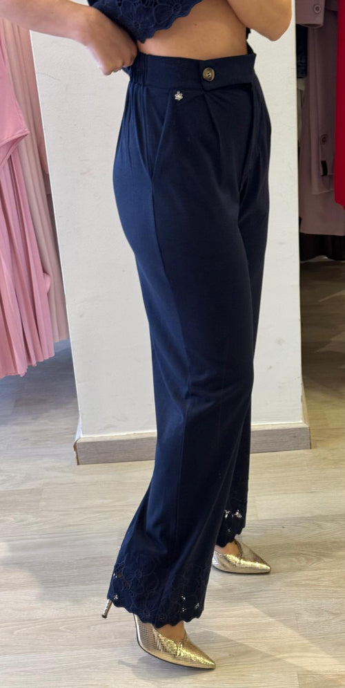 Pantalone In Filo Di Scozia