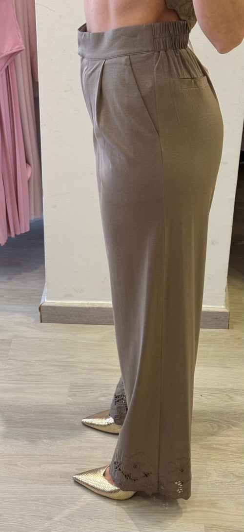 Pantalone In Filo Di Scozia
