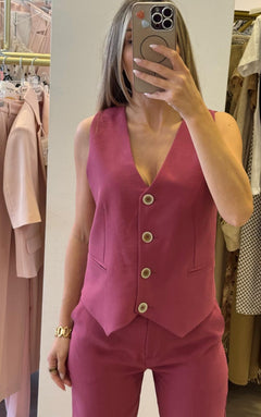 Completo Coordinato Gilet+Panta In Viscosa