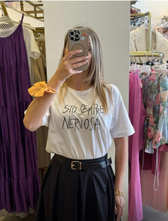 T-Shirt "Sto Sempre Nervosa"