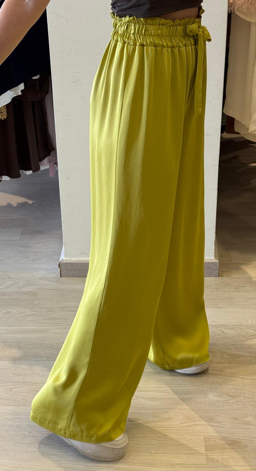 Pantalone In Saten Viscosa Motel