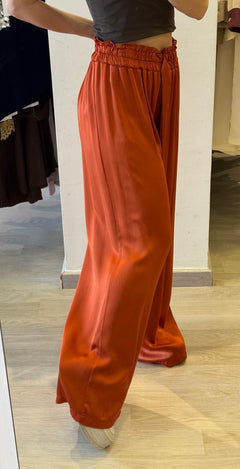 Pantalone In Saten Viscosa Motel