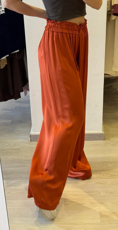 Pantalone In Saten Viscosa Motel