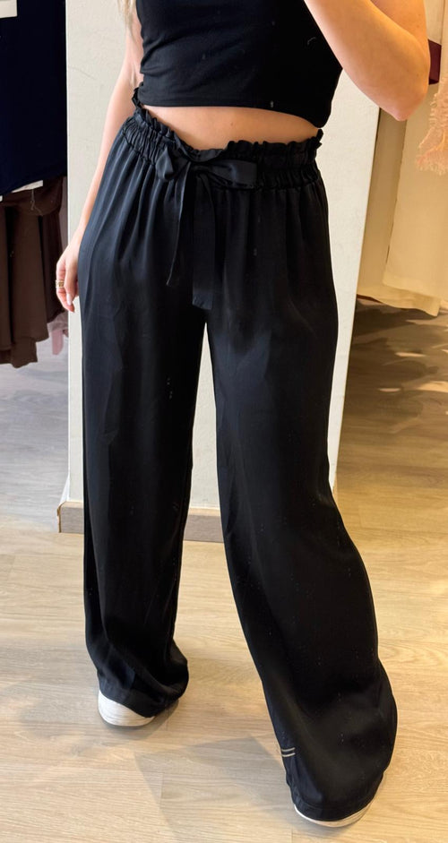 Pantalone In Saten Viscosa Motel