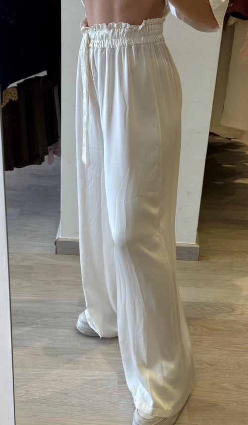 Pantalone In Saten Viscosa Motel