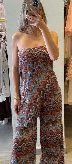 Top Asimmetrico Stampa Missoni