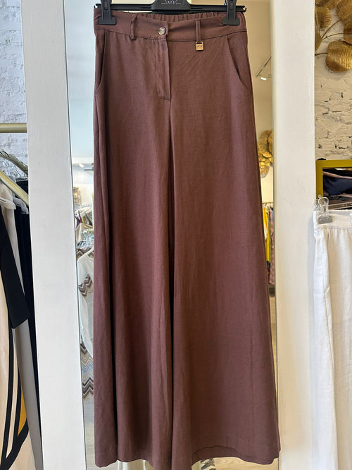 Pantalone Palazzo In Lino