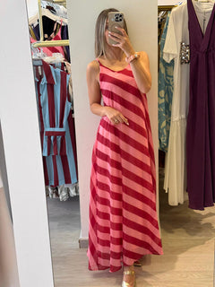 Abito Lungo A Righe
