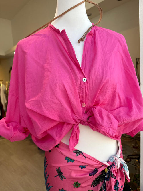 Camicia In Mussola Monocolore